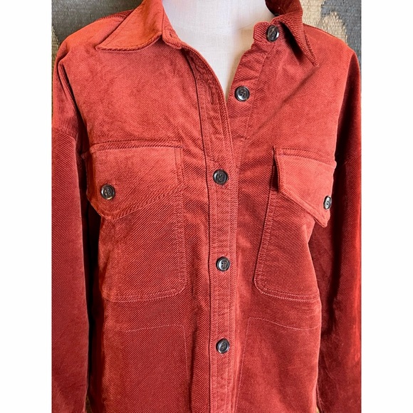 Madewell Oversized Buttondown Corduroy Jacket L - Picture 3 of 15